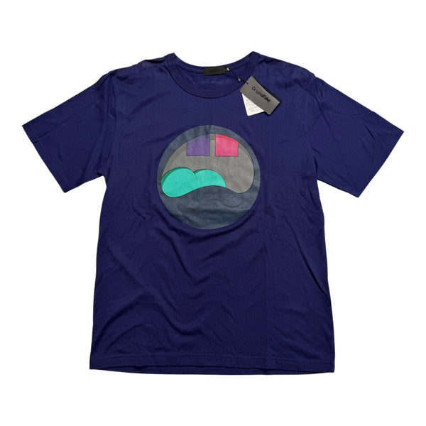 New OriginalFake Tooth Graphic T-Shirt Navy Size 4
