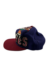 Load image into Gallery viewer, Vintage THE GAME Phoenix Coyotes Big Kachina Logo Snapback Hat 90s Purple Burgundy
