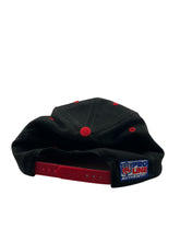 Load image into Gallery viewer, Vintage LOGO ATHLETIC Kansas City Chiefs Sharktooth Snapback Hat 90s Black Red
