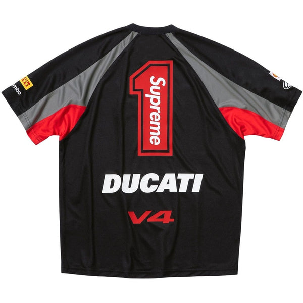 NEW Supreme Ducati Soccer Jersey Black Large