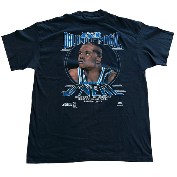 Vintage Nutmeg Shaquille O'Neal Shaq Orlando Magic Double Sided 90s Graphic Shirt XL