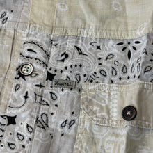 Load image into Gallery viewer, Kapital Patchwork Bandana 1st Shirt Jacket White Sz 5
