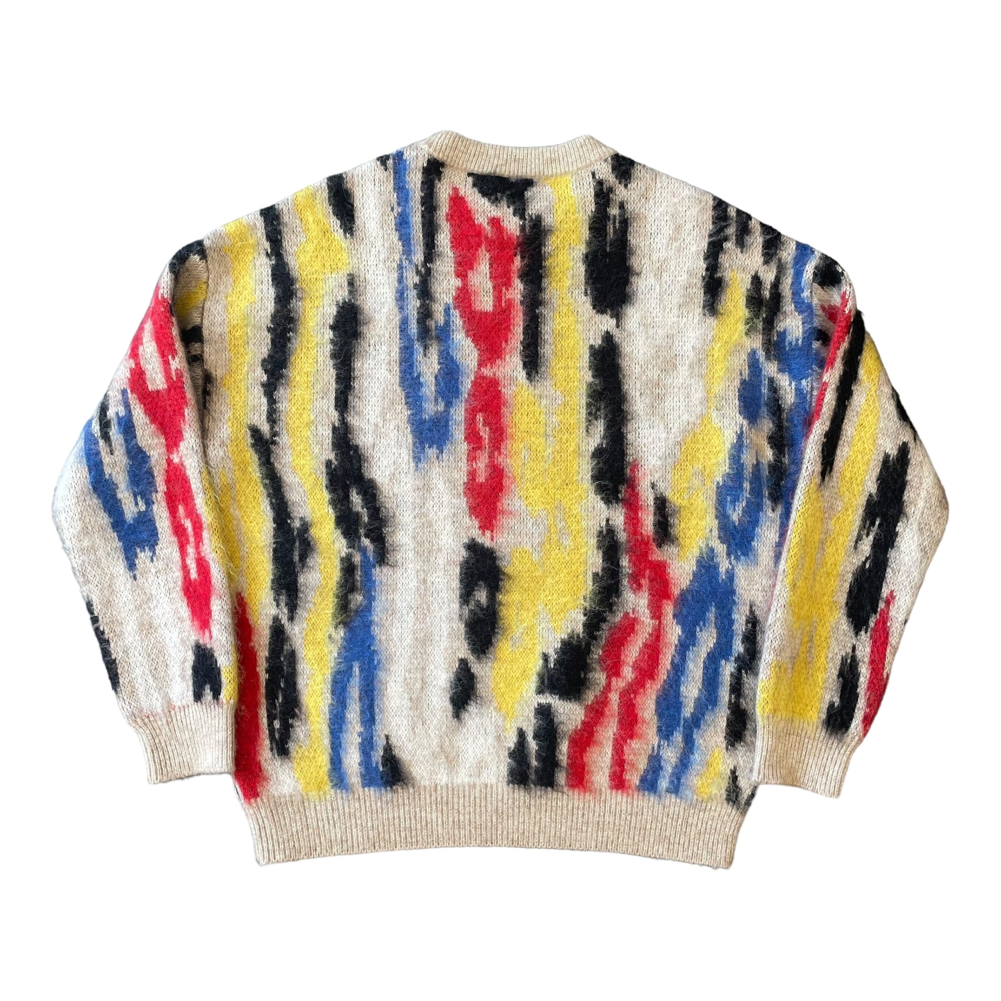 SAINT LAURENT Wool And Mohair Jacquard Sweater – Reset Web Store