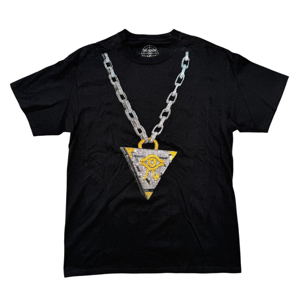 New Ski Mask The Slump God Millennium Puzzle Chain Merch T-Shirt Black Size Large