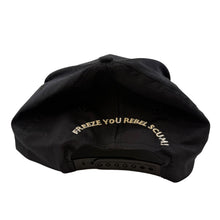 Load image into Gallery viewer, Vintage NISSIN Star Wars Stormtrooper Freeze You Rebel Scum Snapback Hat 90s Black
