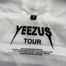 Load image into Gallery viewer, 2015 ADIDAS YEEZY Yeezus Tour Season 1 Windbreaker Jacket White Sz Medium
