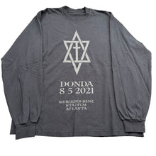 Load image into Gallery viewer, 2021 Yeezy DONDA 8/5/2021 Atlanta L/S Shirt Black
