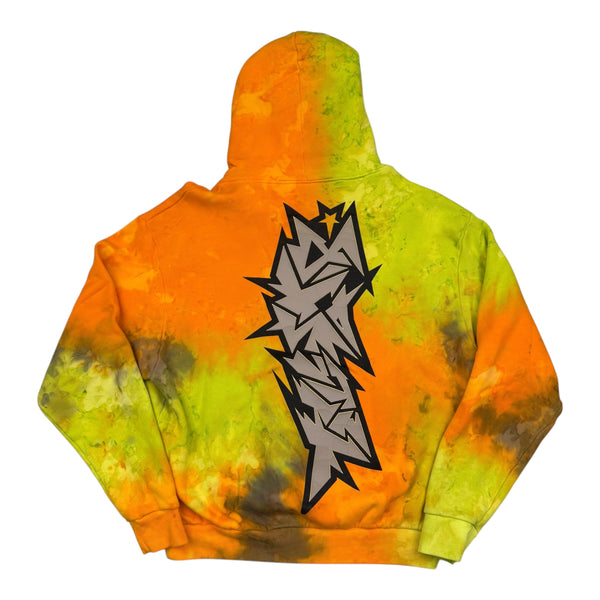 New Hellstar Halloween Vomit Hoodie Orange Size Large