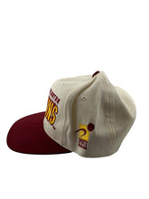 Load image into Gallery viewer, Vintage SPORTS SPECIALTIES Washington Redskins Laser Shadow Autographed Snapback Hat 90s White Burgundy
