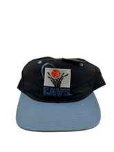 Load image into Gallery viewer, Vintage AJD Cleveland Cavaliers Snapback Hat 90s Black Blue NWT
