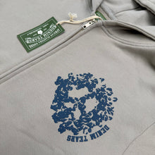 Load image into Gallery viewer, New Denim Tears Denim University Zip Hoodie Grey Size Medium
