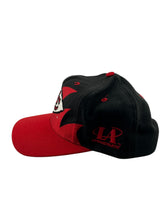 Load image into Gallery viewer, Vintage LOGO ATHLETIC Kansas City Chiefs Sharktooth Snapback Hat 90s Black Red

