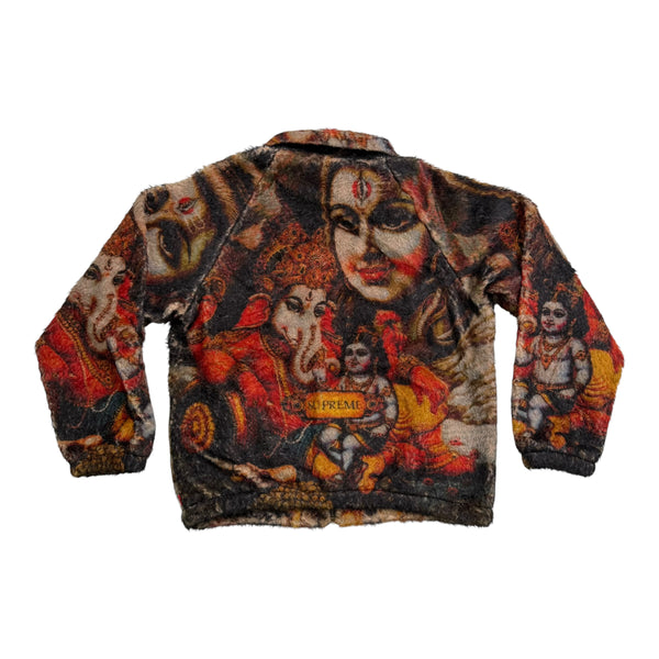 New Supreme Ganesh Faux Fur Jacket Multicolor Size Small