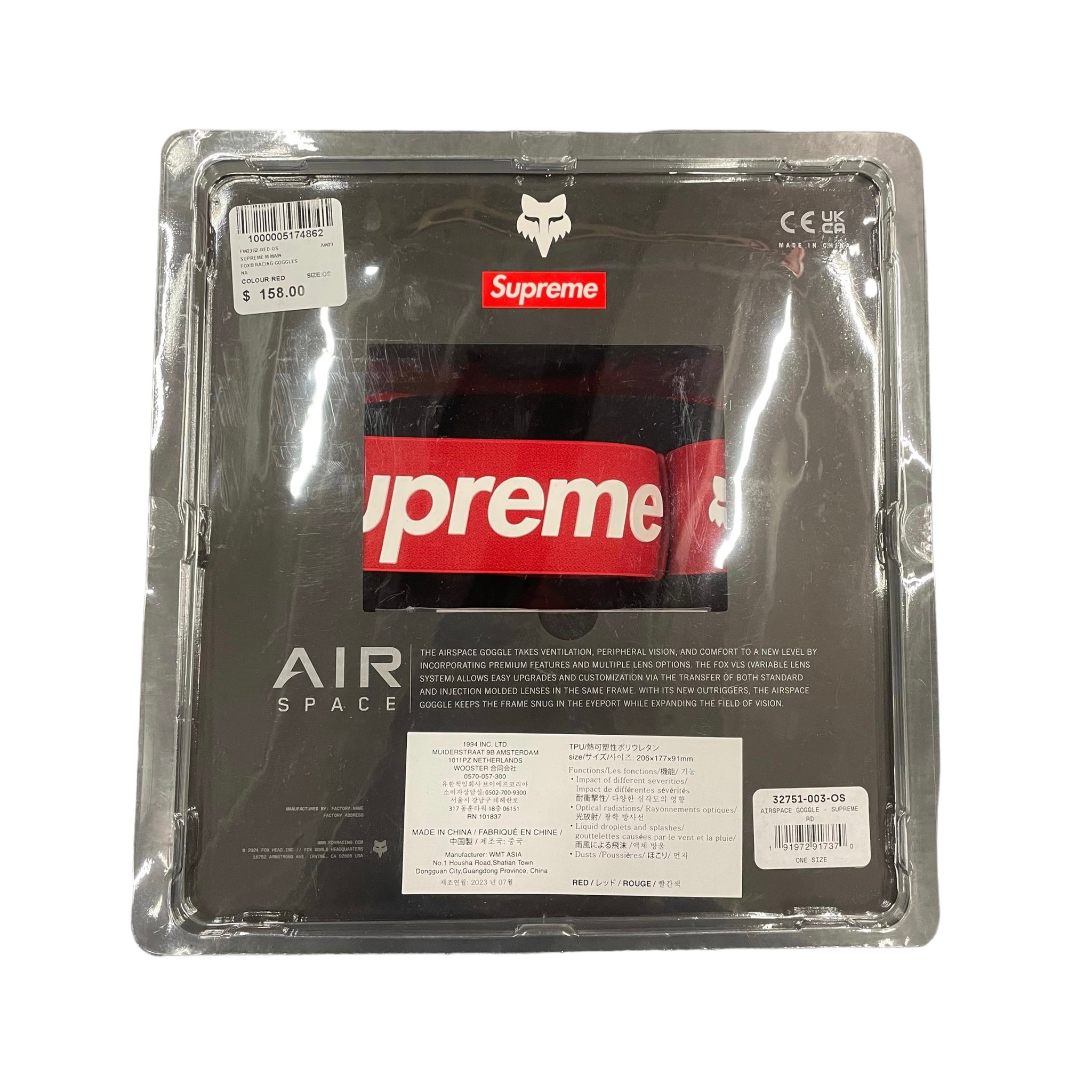supreme fox goggles SUPREME Fox Racing Goggles