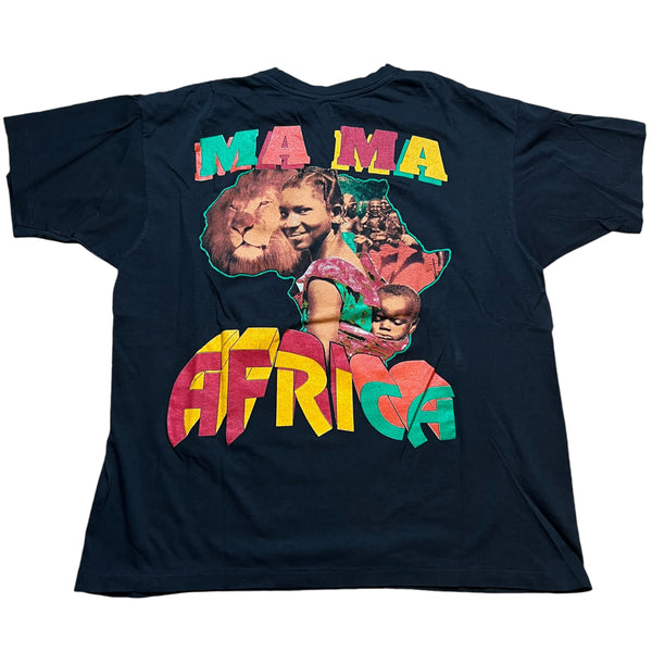 Vintage TOP Garnett Silk Ma Ma Africa Rap T Shirt 90s Reggae Black XL