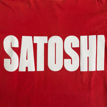Load image into Gallery viewer, Satoshi Nakamoto Impact Logo Tee Red Sz M
