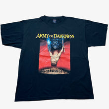 Load image into Gallery viewer, Vintage U.S. TEES Army of Darkness Klaatu, Verata T Shirt 90s Black 2XL
