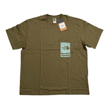 Load image into Gallery viewer, New Supreme x The North Face Printed Pocket Tee Olive Size Large
