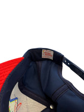Load image into Gallery viewer, Vintage WINSTON Jeff Gordon NASCAR Racing Big Logo Snapback Hat 90s Blue Red
