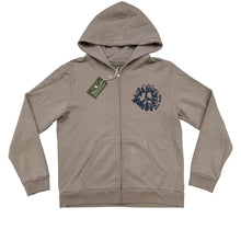 Load image into Gallery viewer, New Denim Tears Denim University Zip Hoodie Grey Size Medium
