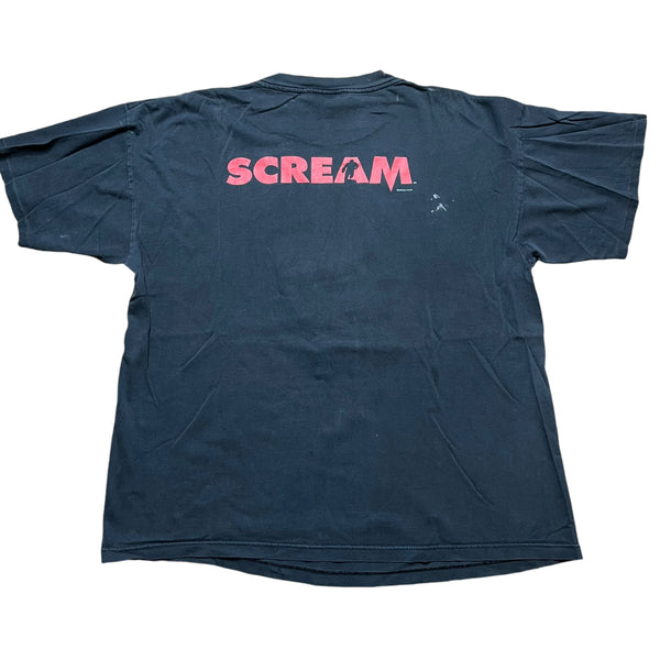 Vintage STANLEY DESANTIS Scream Film Promo T Shirt 90s Black