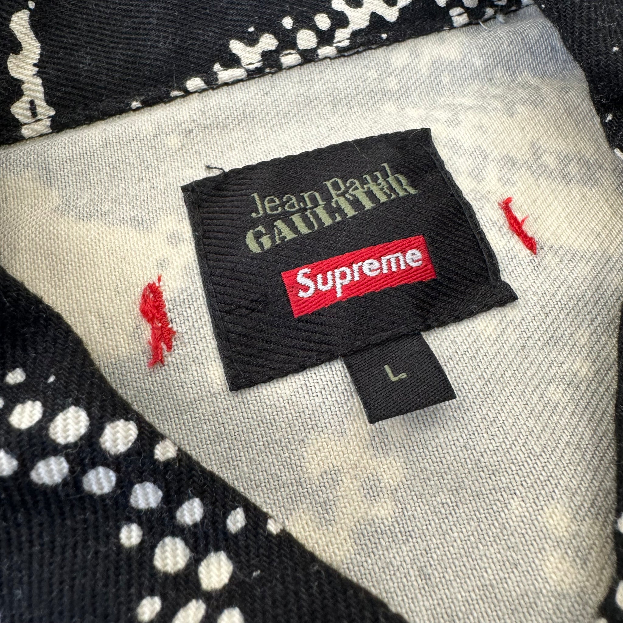 SUPREME Jean Paul Gaultier F**k Racism Trucker Jacket SS19 New L ...