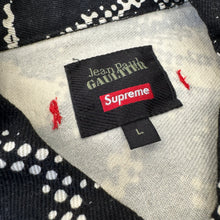 Load image into Gallery viewer, SUPREME Jean Paul Gaultier F**k Racism Trucker Jacket SS19 New L
