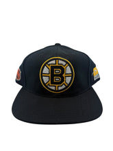 Load image into Gallery viewer, Vintage SPORTS SPECIALTIES Boston Bruins Snapback Hat 90s Black NOS
