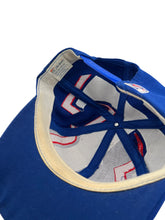 Load image into Gallery viewer, Vintage THE GAME Texas Rangers Big Logo Snapback Hat 90s Blue
