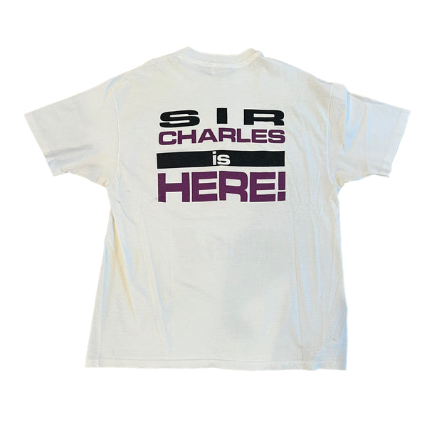 Vintage Charles Barkley Phoenix Suns Sir Charles Is Here NBA T Shirt 90s XL