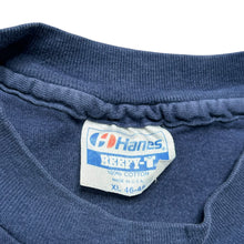 Load image into Gallery viewer, Vintage HANES UConn University of Connecticut Huskies Sweet 16 NCAA Midwest Regional 1991 College Basketball T Shirt 90s Blue XL
