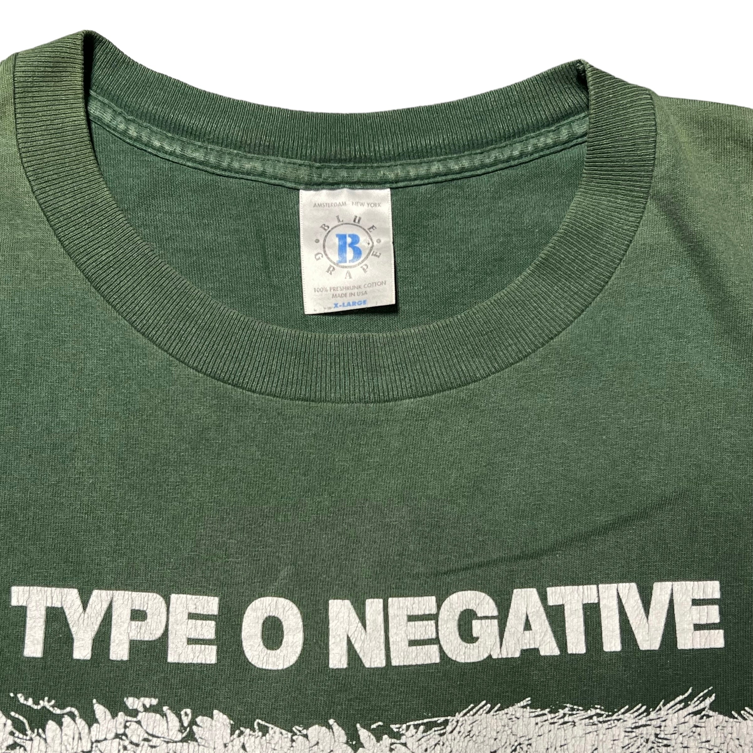 Vintage BLUE GRAPE Type O Negative Orchestra Of Death T Shirt 90s