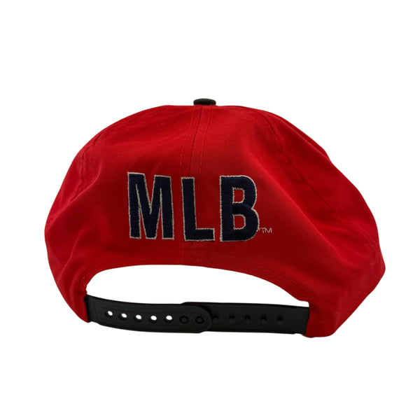 Vintage TWINS ENTERPRISE St. Louis Cardinals Big Logo Color Block Snapback Hat 90s
