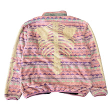 Load image into Gallery viewer, Kapital Ashland Stripe &amp; Bone Fleece Jacket Pink Sz 3

