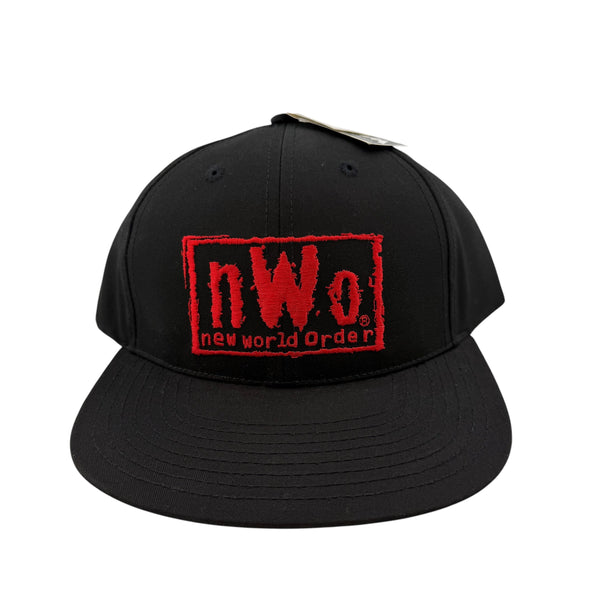 Vintage NWO Wrestling Snapback Hat 90s Black NWT