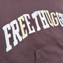 Load image into Gallery viewer, New Travis Scott x Cactus Plant Flea Market "Free Thugger" Hoodie Brown Size Large
