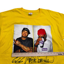 Load image into Gallery viewer, New Supreme Three Six Mafia Tee Yellow Size Large
