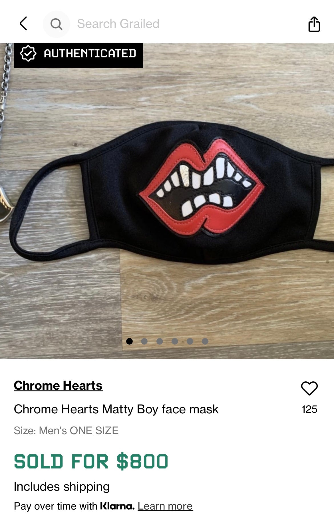 New Chrome Hearts Matty Boy Face Mask – Reset Web Store