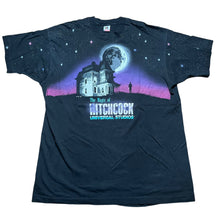 Load image into Gallery viewer, Vintage The Magic of Alfred Hitchcock Universal Studios 1991 T Shirt 90s Black 2XL
