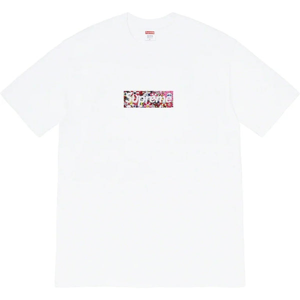 NEW Supreme Takashi Murakami COVID-19 Relief Box Logo Tee White Large