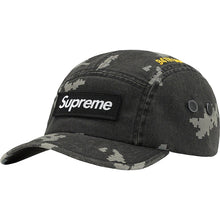 Load image into Gallery viewer, NEW Supreme Military Camp Cap Black Russian Camo
