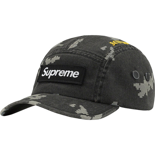 NEW Supreme Military Camp Cap Black Russian Camo