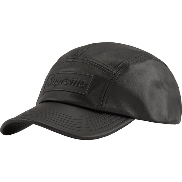 NEW Supreme GORE-TEX Leather Camp Cap Black