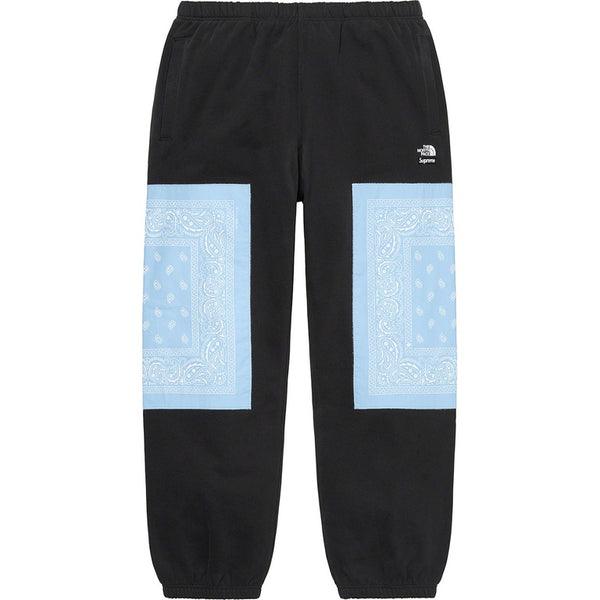NEW Supreme The North Face Bandana Sweatpant Black Sz XL