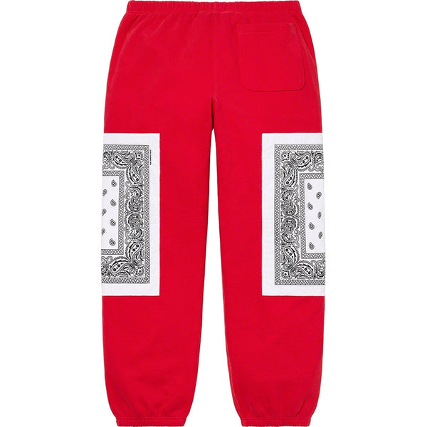 NEW Supreme The North Face Bandana Sweatpant Red Sz XL