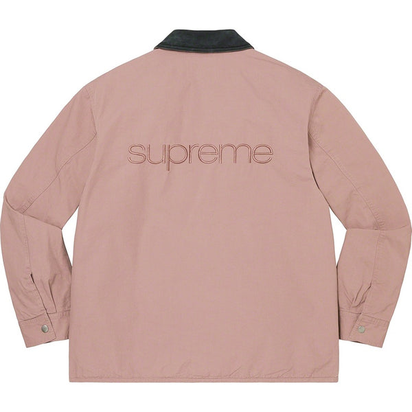 NEW Supreme Cotton Utility Jacket Dusty Lilac Sz Large