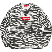 Load image into Gallery viewer, NEW Supreme Box Logo Crewneck Zebra Sz XL

