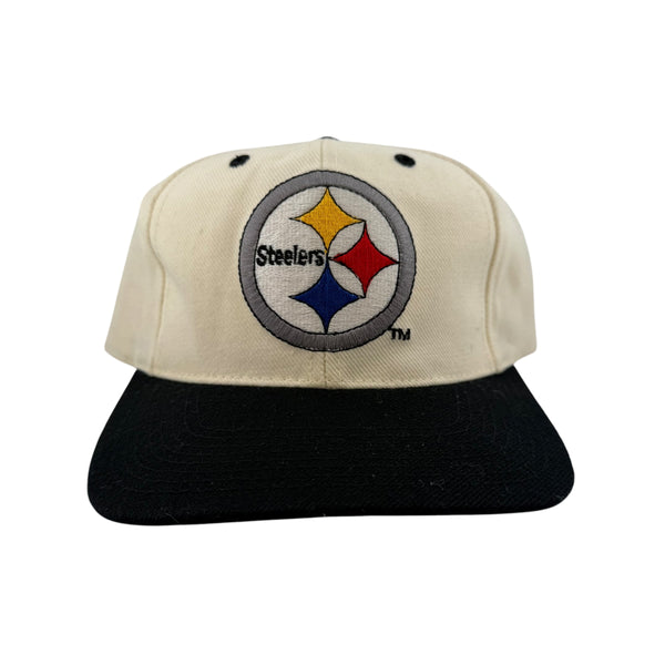 Vintage Pittsburgh Steelers Snapback Hat 90s Multicolor