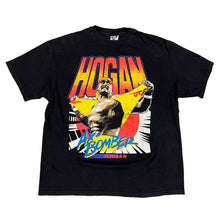 Load image into Gallery viewer, Vintage 90s Hulk Hogan Japan Ax-Bomber Ichiban WWF WWE Wrestling Shirt Hanes XL
