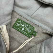 Load image into Gallery viewer, New Denim Tears Denim University Zip Hoodie Grey Size Medium
